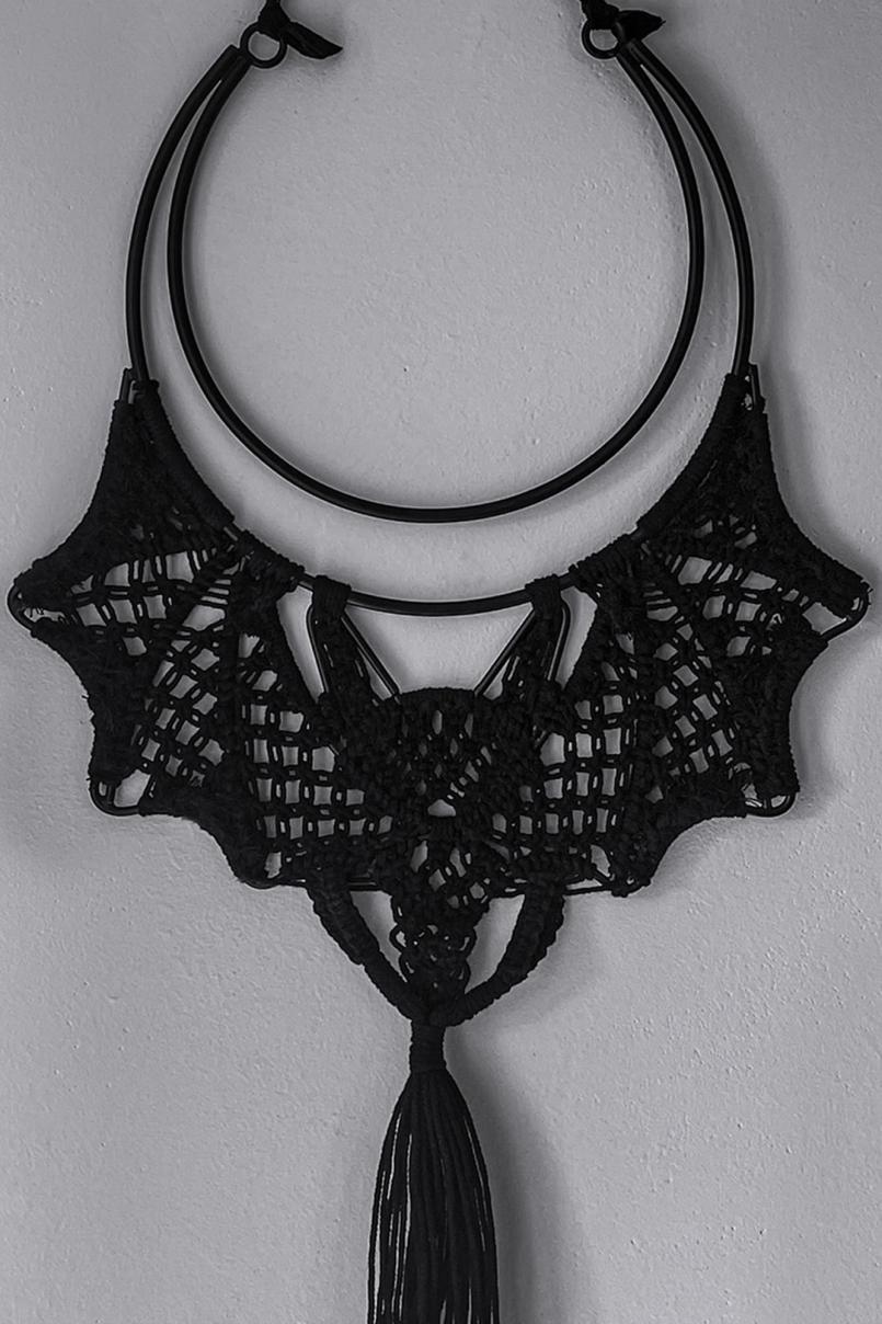 Homeware Mirrors &amp; Wall Decor | Killstar Bat Macrame Wall Decor