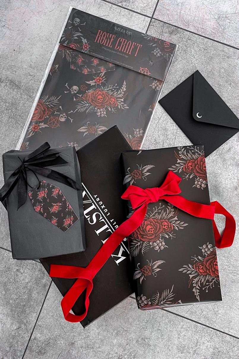Homeware Stationary | Killstar Rose Craft Gift Wrap