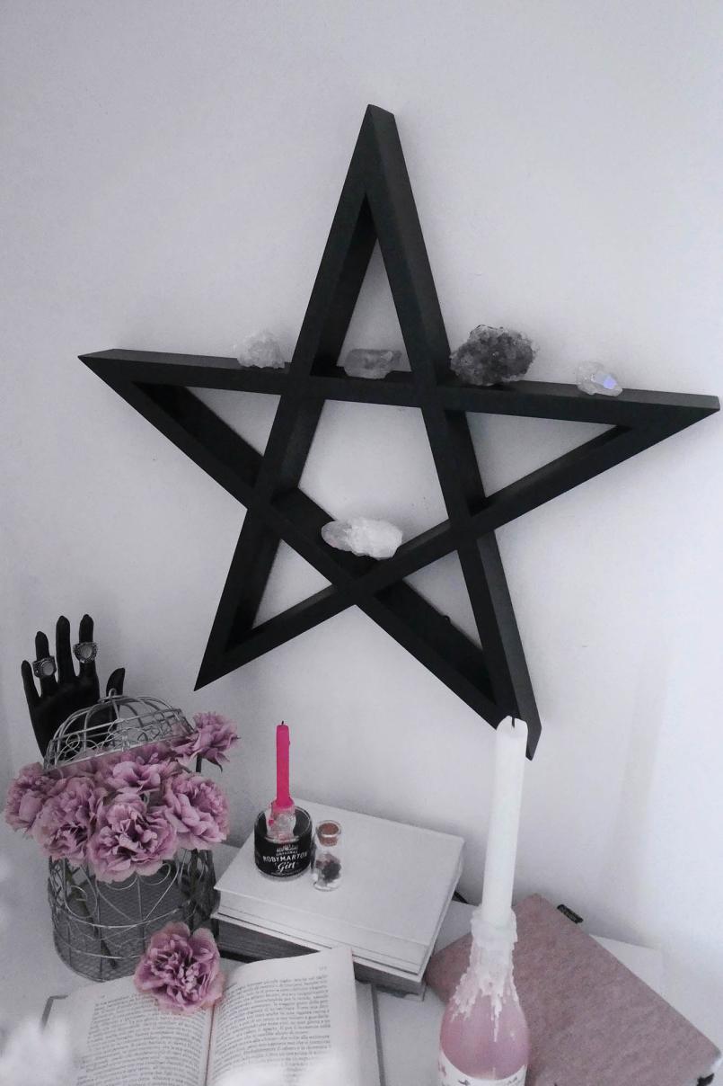 Homeware Storage | Killstar Pentagram Display Shelf [B]