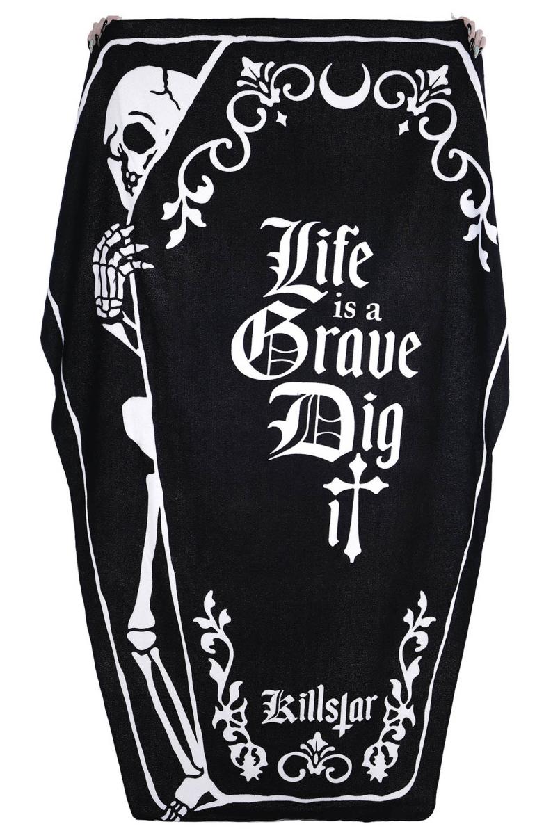 Homeware Towels &amp; Mats | Killstar Dig It Coffin Towel
