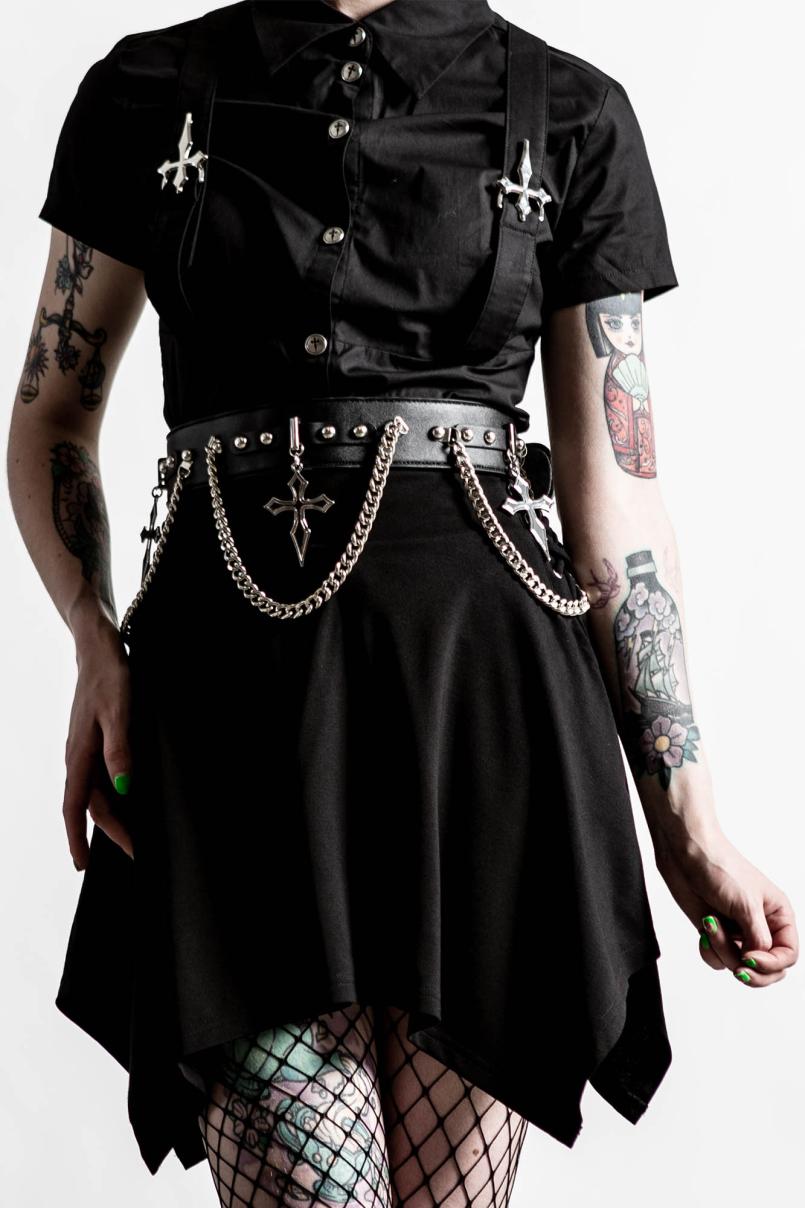 Men Accessories | Killstar Hope To Die Cross Belt