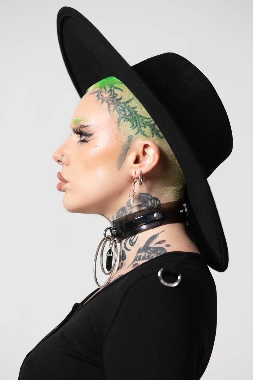 Men Accessories | Killstar Witch Brim Hat [B]