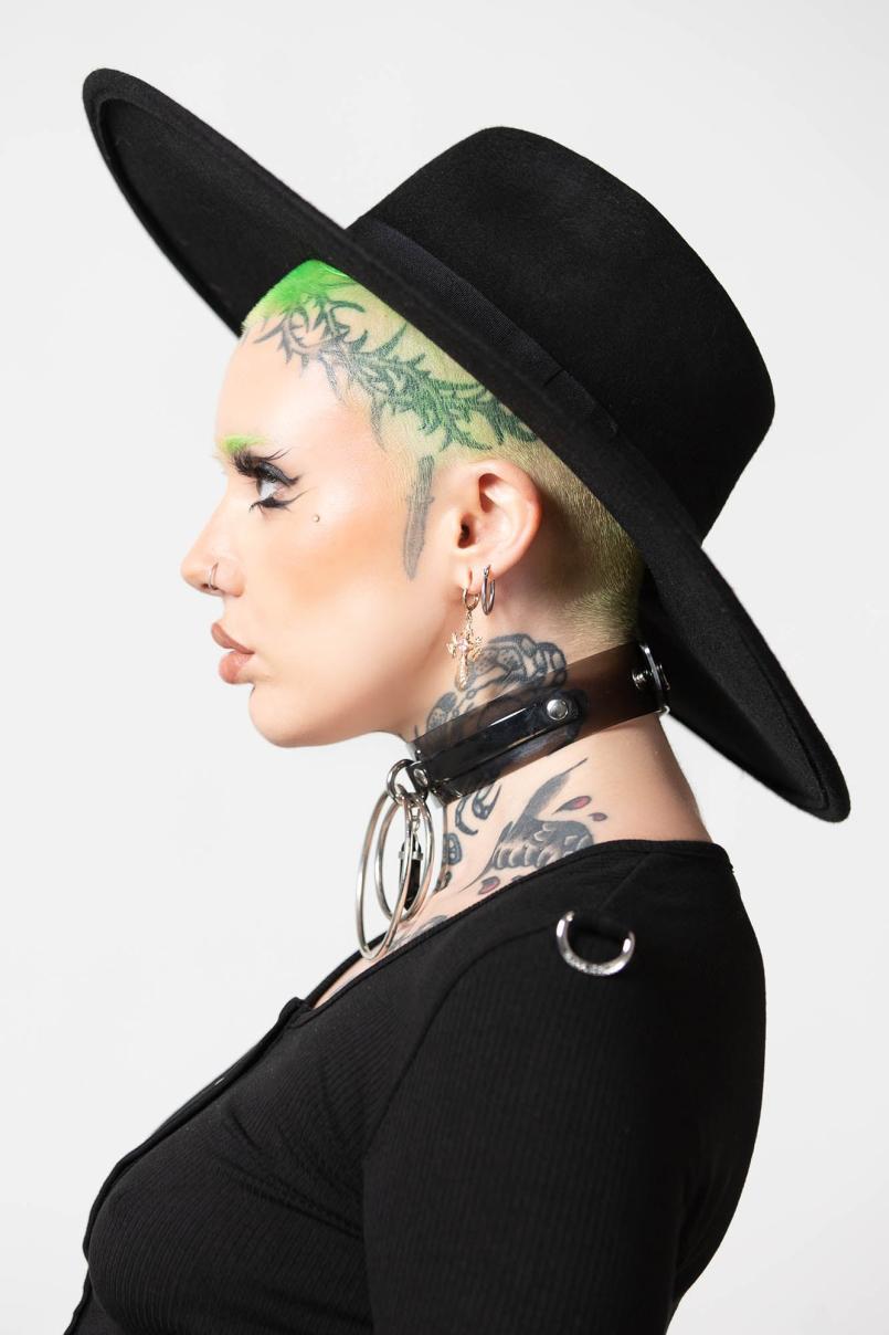 Men Accessories | Killstar Witch Brim Hat [B]