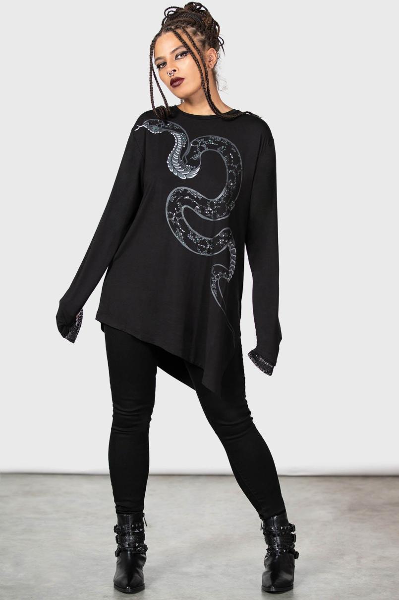 Men Graphic Tops | Killstar Aniliidae Top