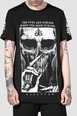 Men Graphic Tops | Killstar Blind Mind T-Shirt [B]