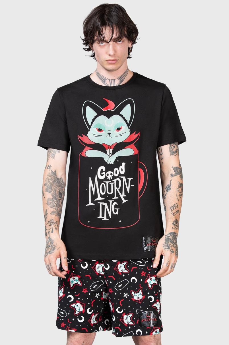 Men Graphic Tops | Killstar Catnap T-Shirt