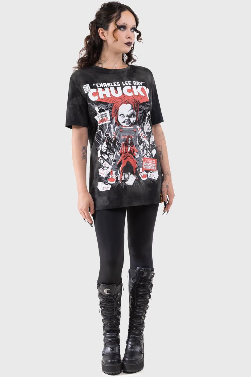 Men Graphic Tops | Killstar Charles Lee Ray T-Shirt