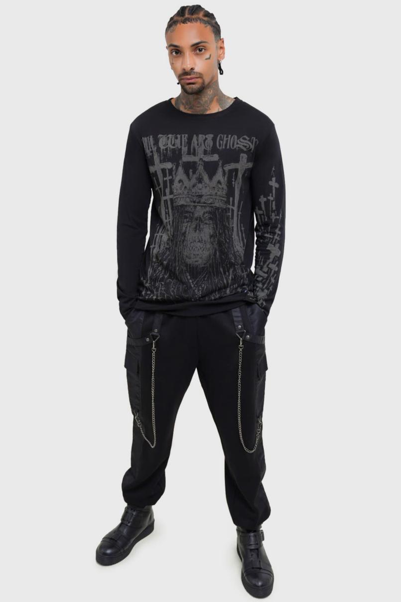 Men Graphic Tops | Killstar Diablo Doom Long Sleeved Top