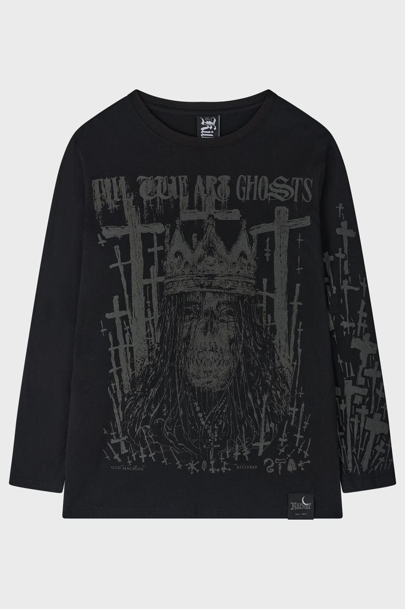 Men Graphic Tops | Killstar Diablo Doom Long Sleeved Top