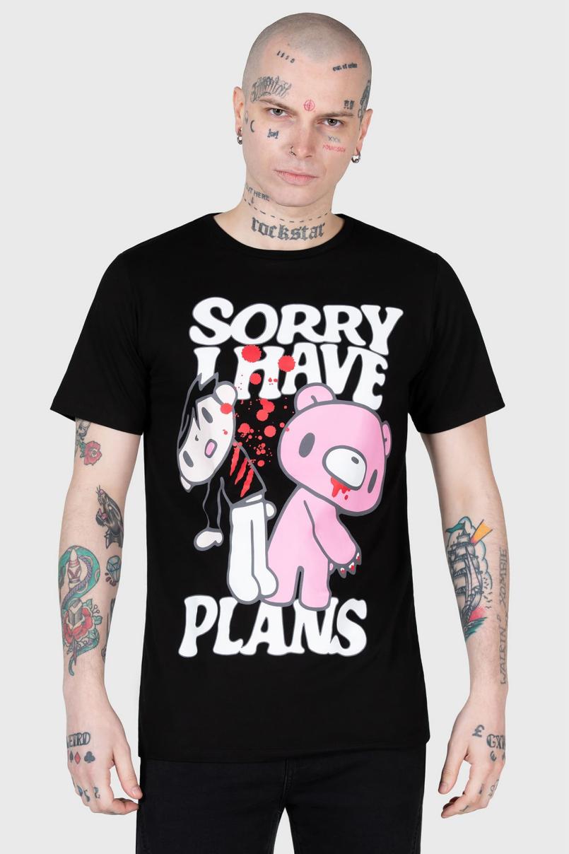 Men Graphic Tops | Killstar I Have Plans T-Shirt