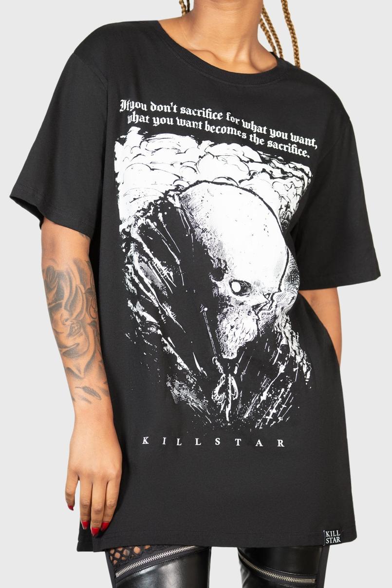 Men Graphic Tops | Killstar Lonely Dark T-Shirt