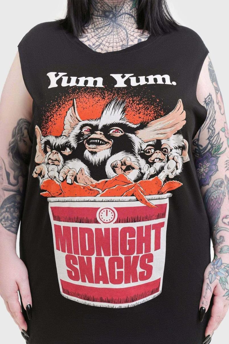 Men Graphic Tops | Killstar Midnight Snacks Graphic Vest