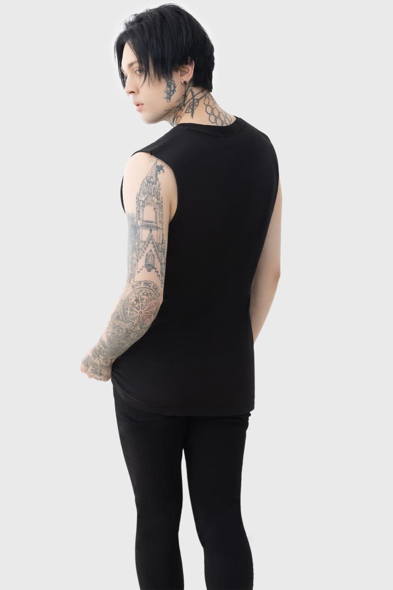 Men Graphic Tops | Killstar Midnight Snacks Graphic Vest
