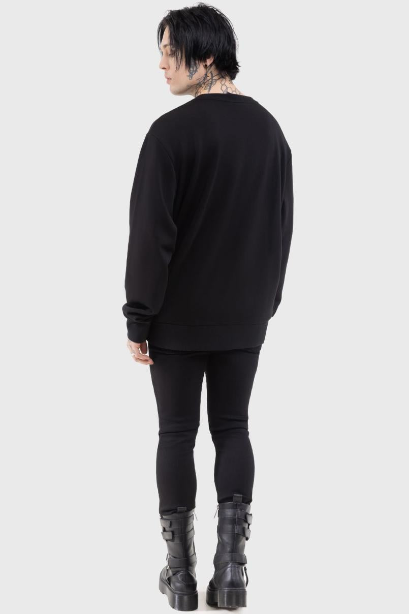 Men Graphic Tops | Killstar Most Wanted Sweatshirt