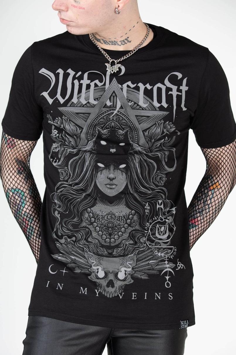 Men Graphic Tops | Killstar Witching T-Shirt