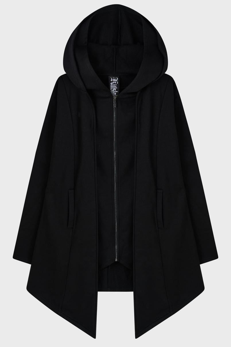 Men Hoodies | Killstar Hardcoded Poetry Longline Hoodie