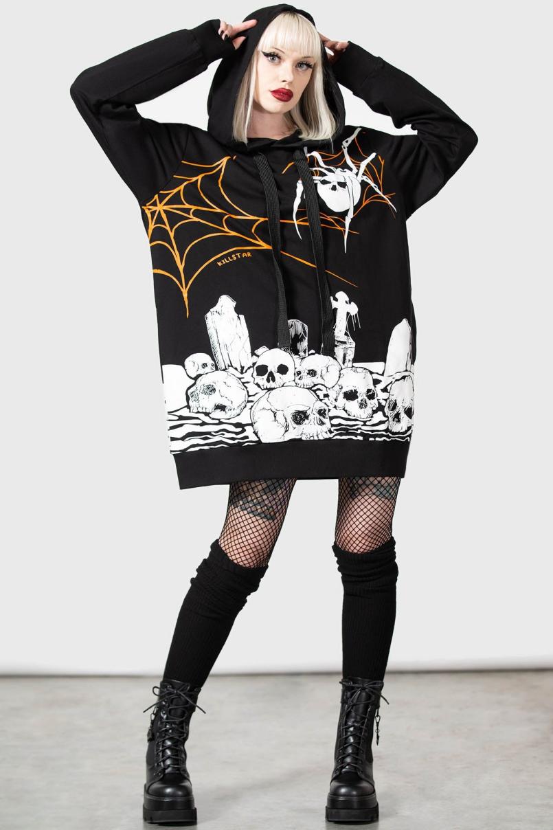 Men Hoodies | Killstar Pumpkin Reaper Hoodie