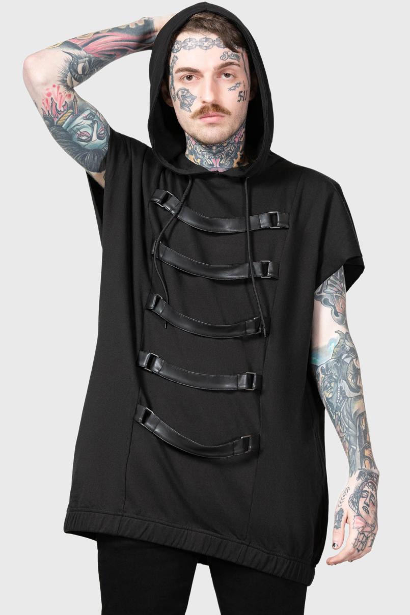 Men Hoodies | Killstar Skonnad Sleeveless Hoodie