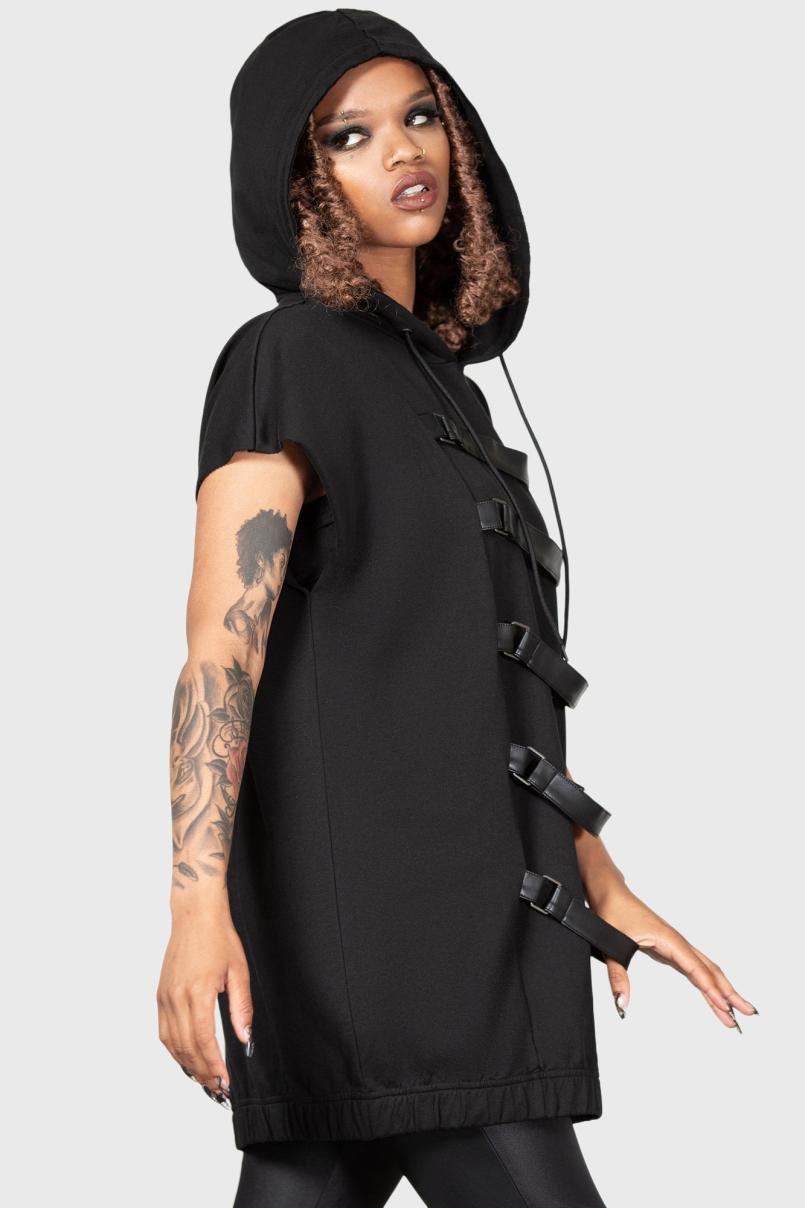 Men Hoodies | Killstar Skonnad Sleeveless Hoodie