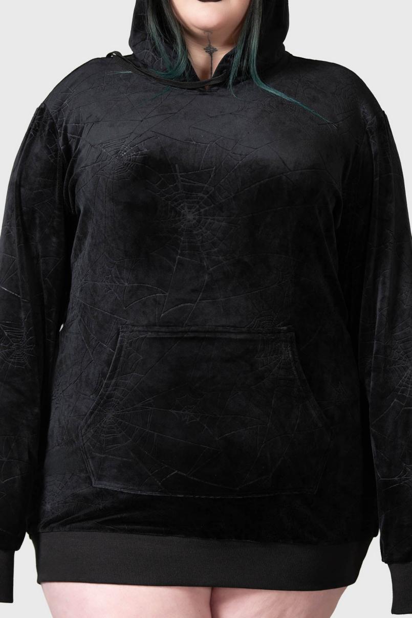 Men Hoodies | Killstar Webmare Longline Hoodie