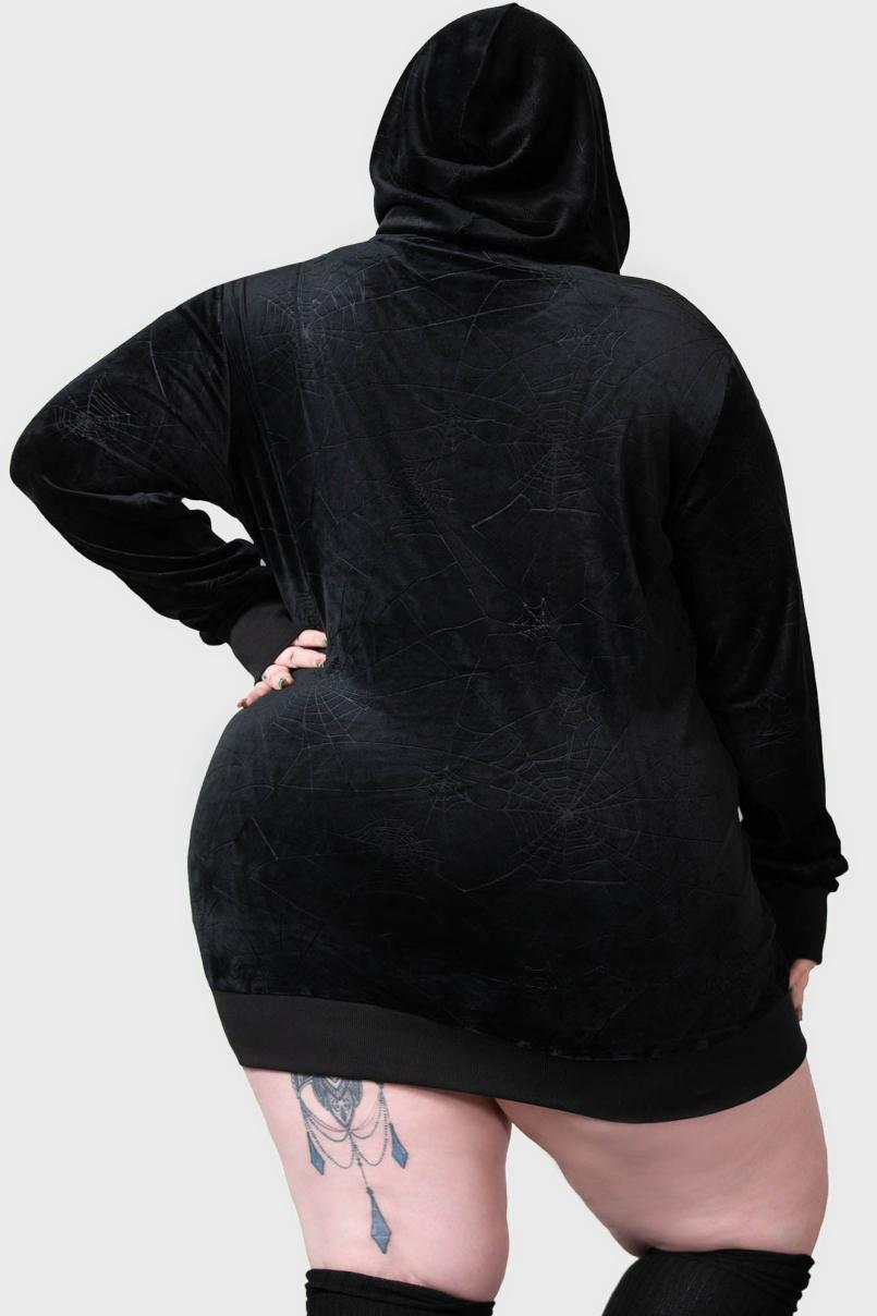 Men Hoodies | Killstar Webmare Longline Hoodie