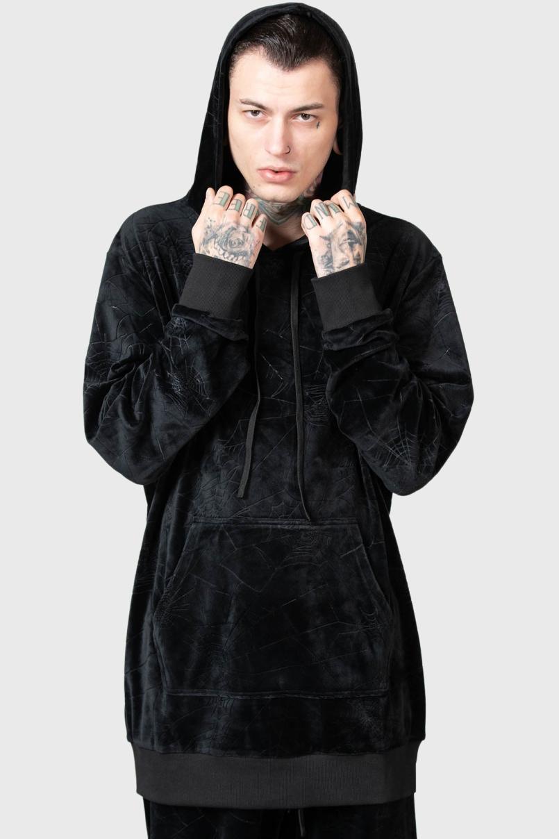 Men Hoodies | Killstar Webmare Longline Hoodie