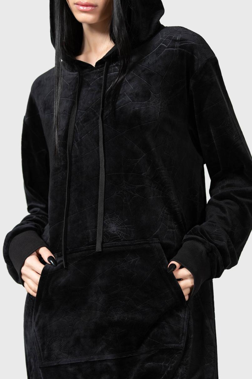 Men Hoodies | Killstar Webmare Longline Hoodie