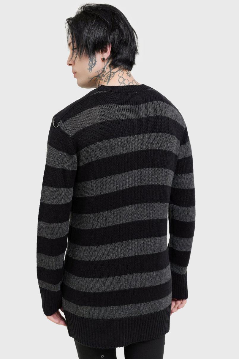 Men Knitwear | Killstar Alleyfade Sweater