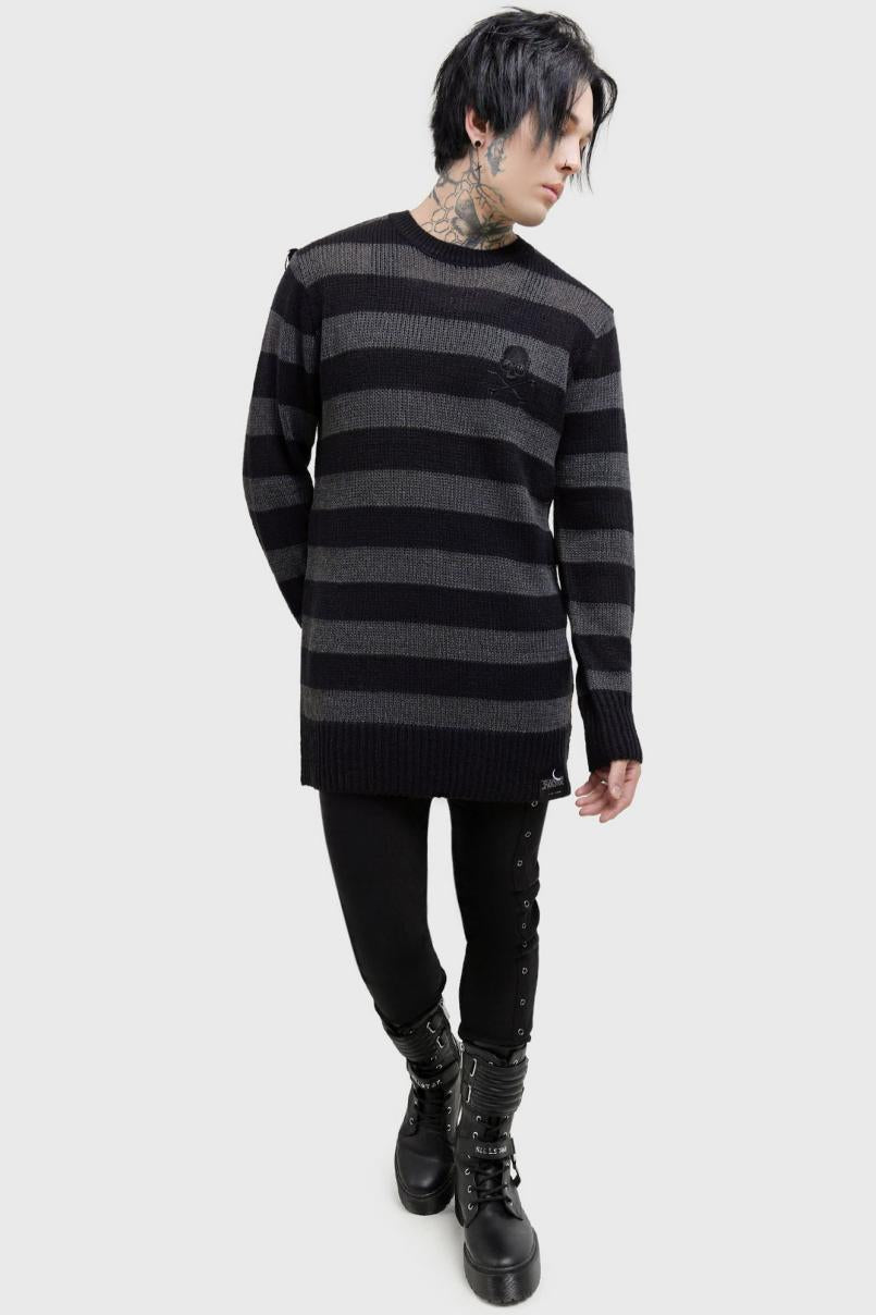 Men Knitwear | Killstar Alleyfade Sweater