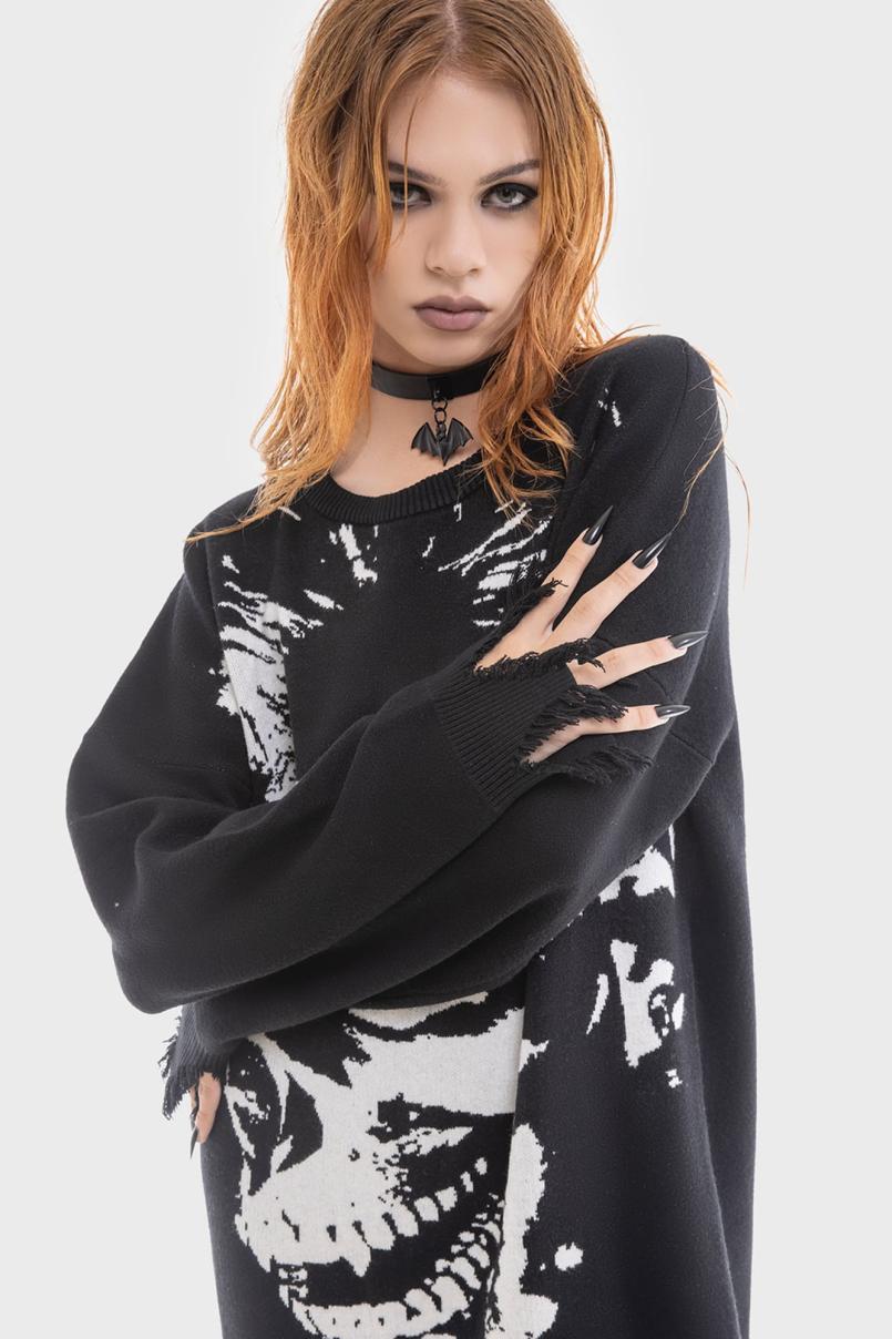 Men Knitwear | Killstar Blood Sucker Sweater