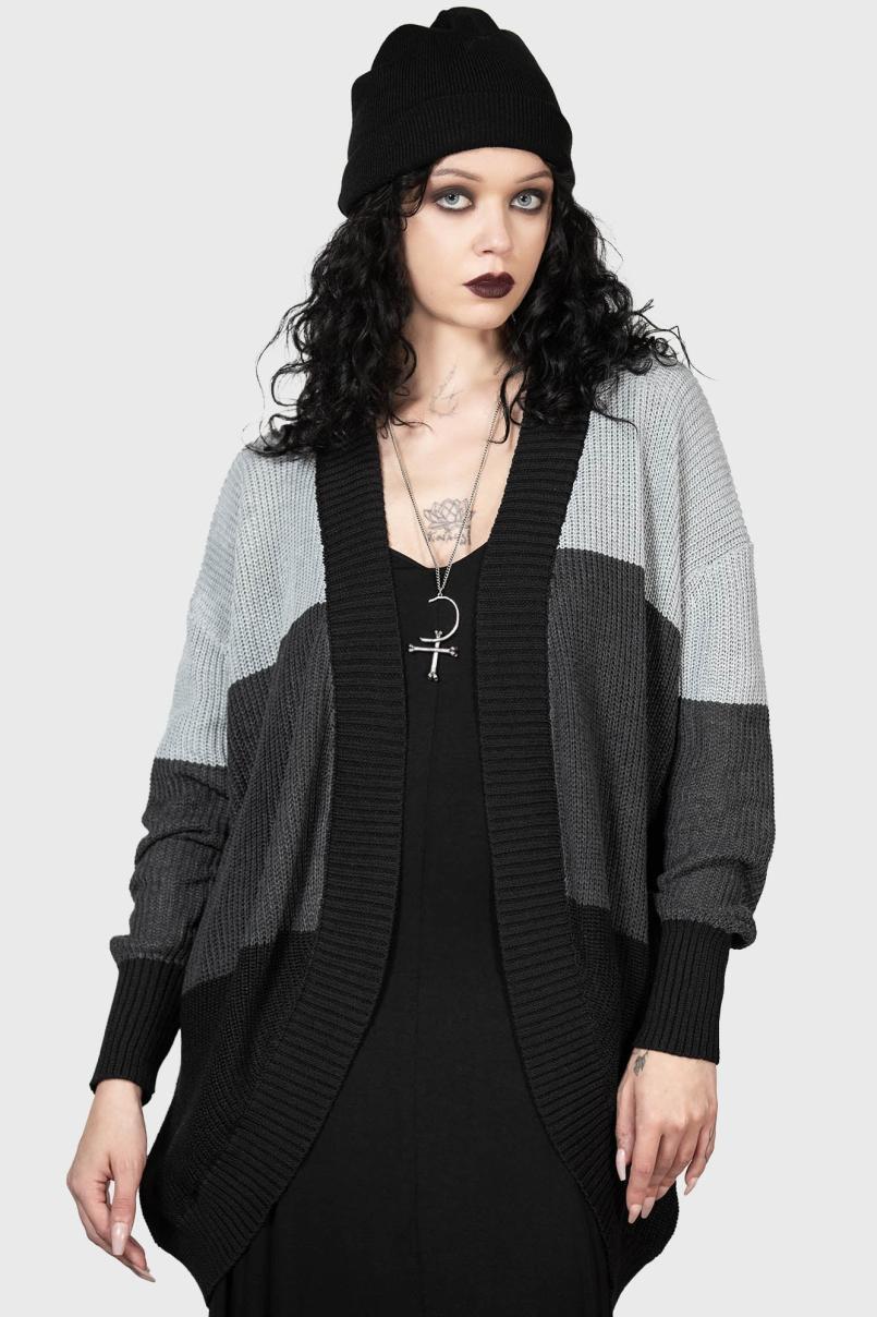 Men Knitwear | Killstar January Mist Cardigan