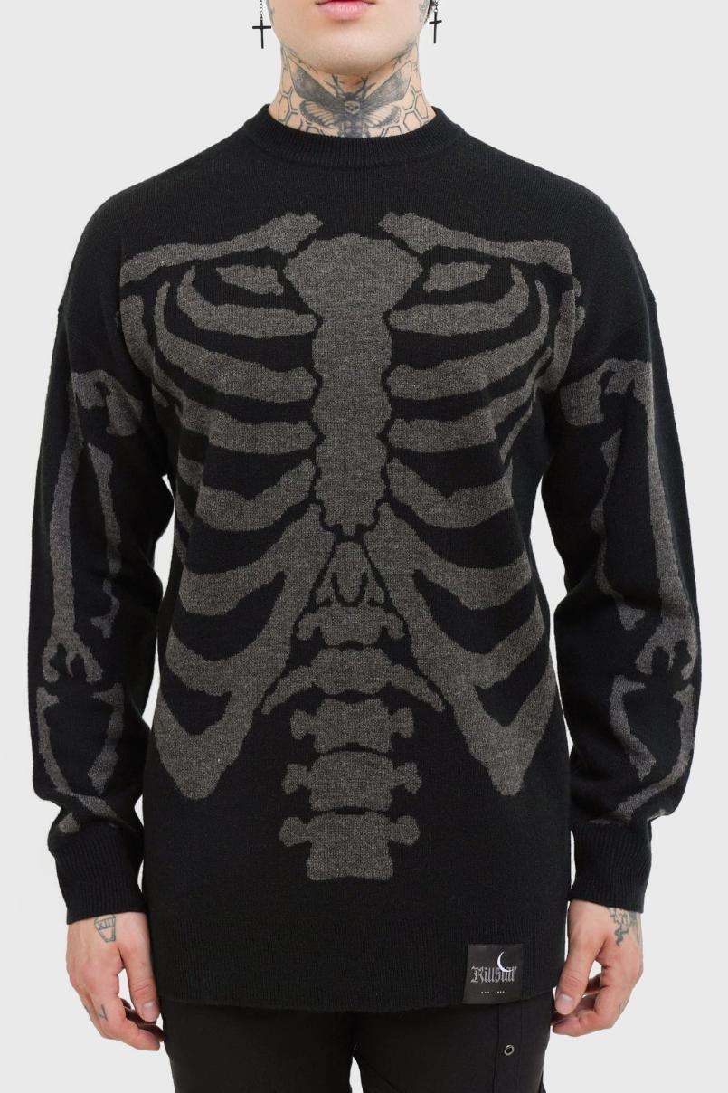 Men Knitwear | Killstar Skellie Sweater