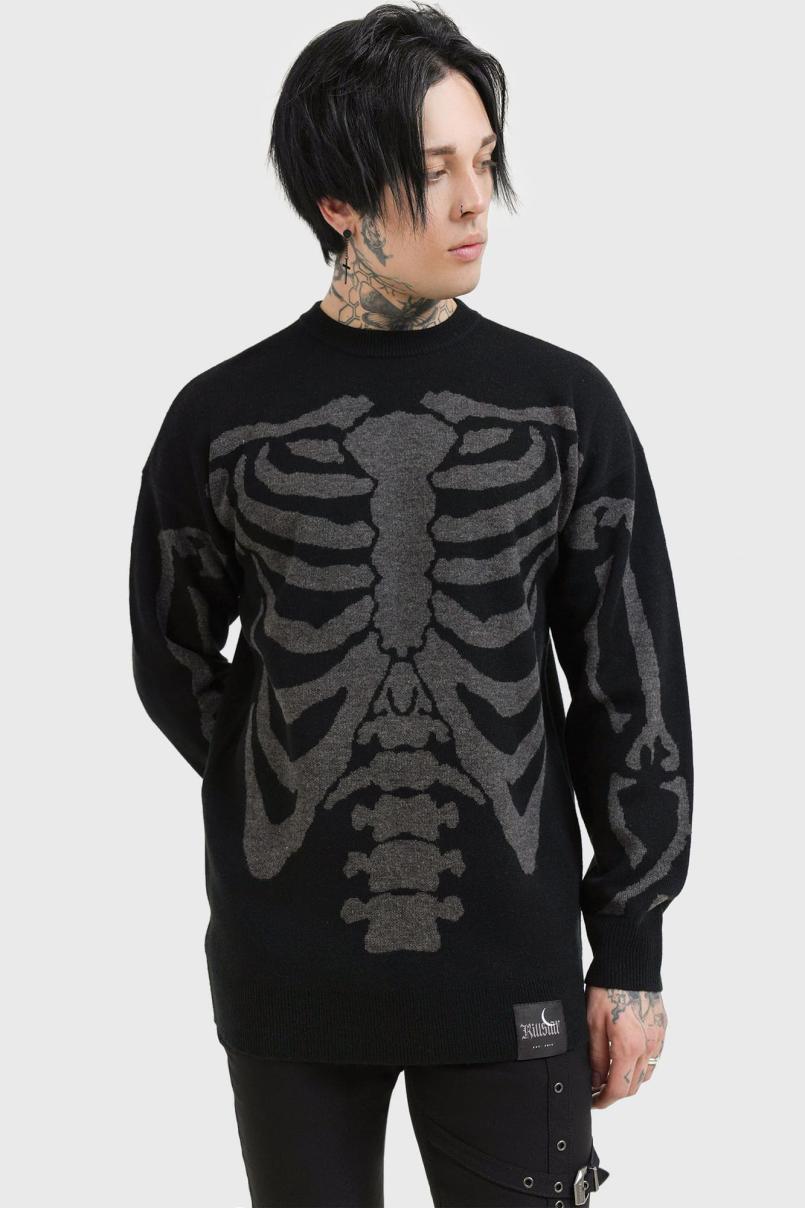 Men Knitwear | Killstar Skellie Sweater