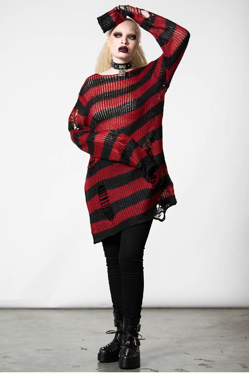 Men Knitwear | Killstar Total Horror Knit Sweater