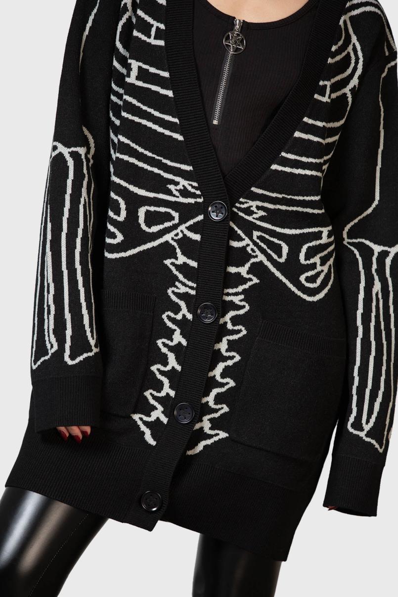Men Knitwear | Killstar Your Remains Cardigan
