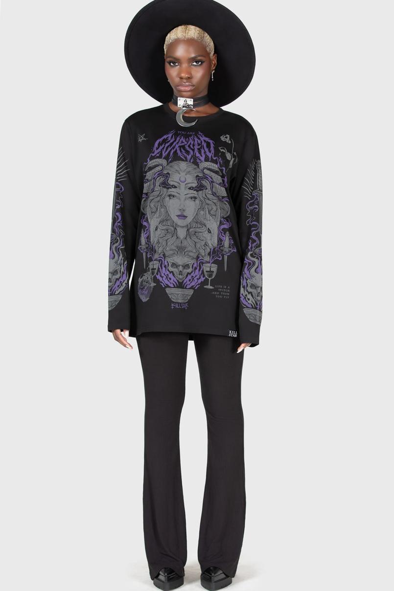 Men Long Sleeves | Killstar Allergra Long Sleeve Top