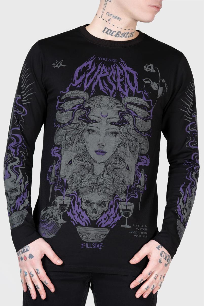 Men Long Sleeves | Killstar Allergra Long Sleeve Top