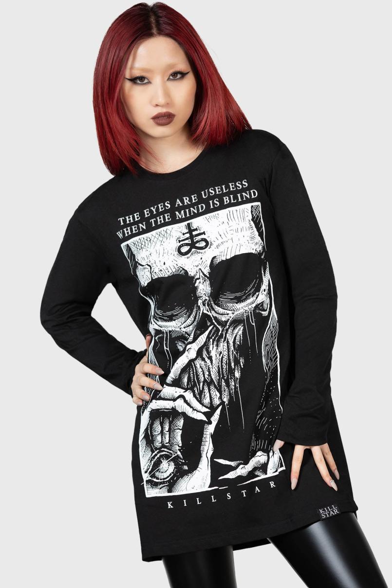 Men Long Sleeves | Killstar Blind Mind Long Sleeve Top