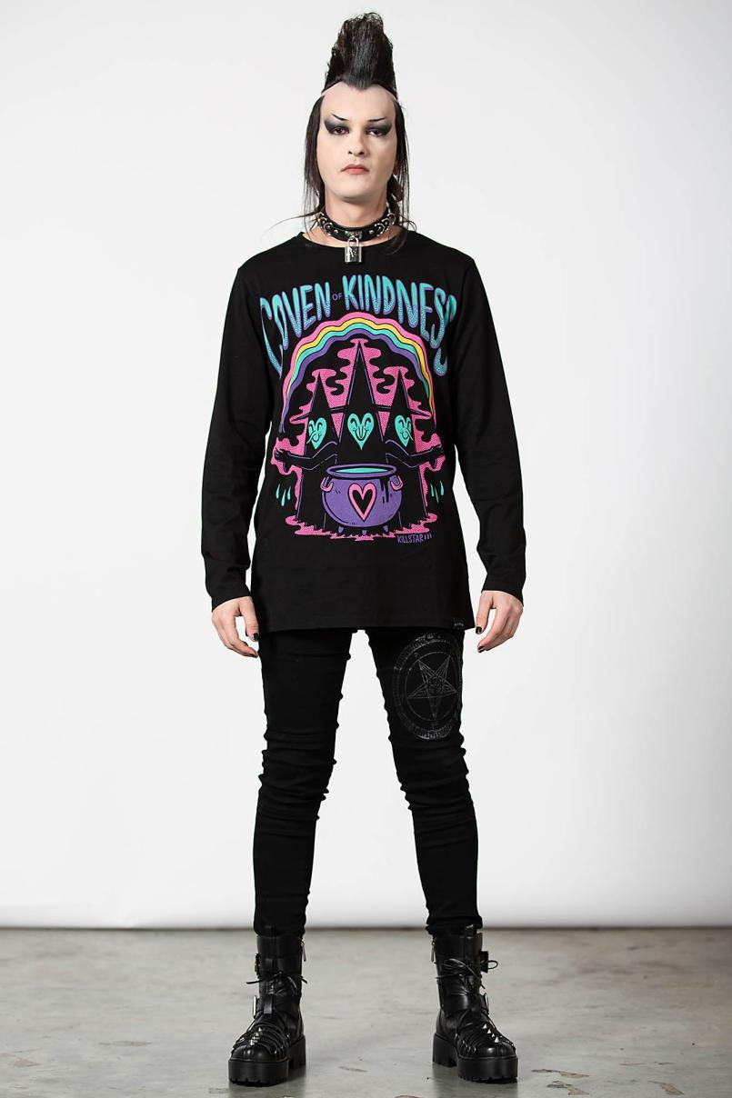 Men Long Sleeves | Killstar Coven Of Kindness Long Sleeve Top