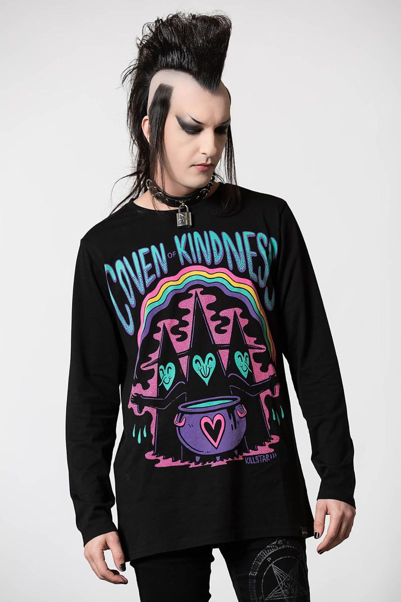 Men Long Sleeves | Killstar Coven Of Kindness Long Sleeve Top
