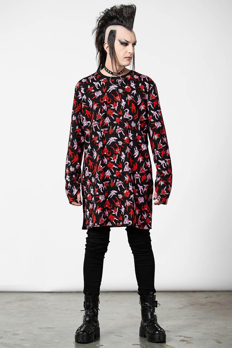 Men Long Sleeves | Killstar Demoniac Long Sleeve Top