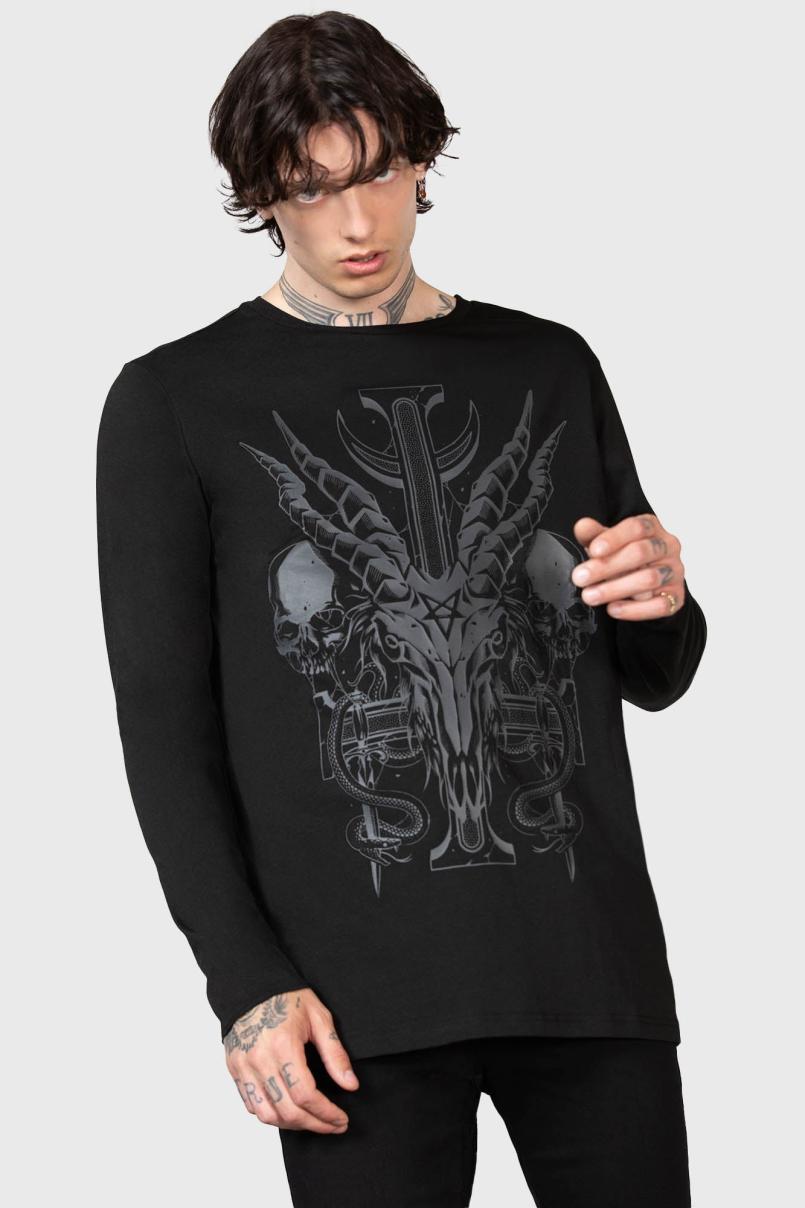 Men Long Sleeves | Killstar Infernal Ashes Long Sleeve Top