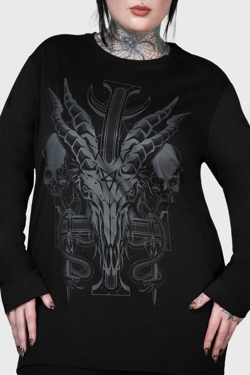 Men Long Sleeves | Killstar Infernal Ashes Long Sleeve Top