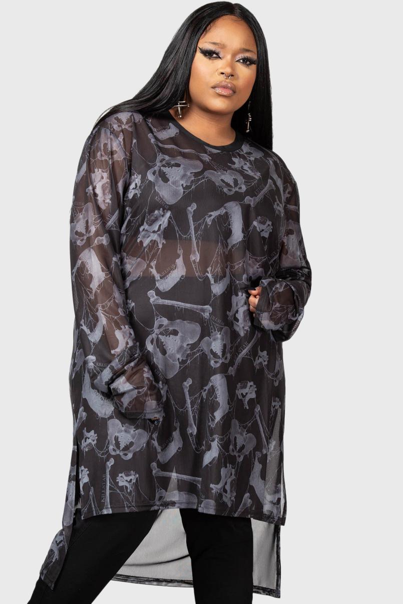 Men Long Sleeves | Killstar Ossuary Long Sleeve Top