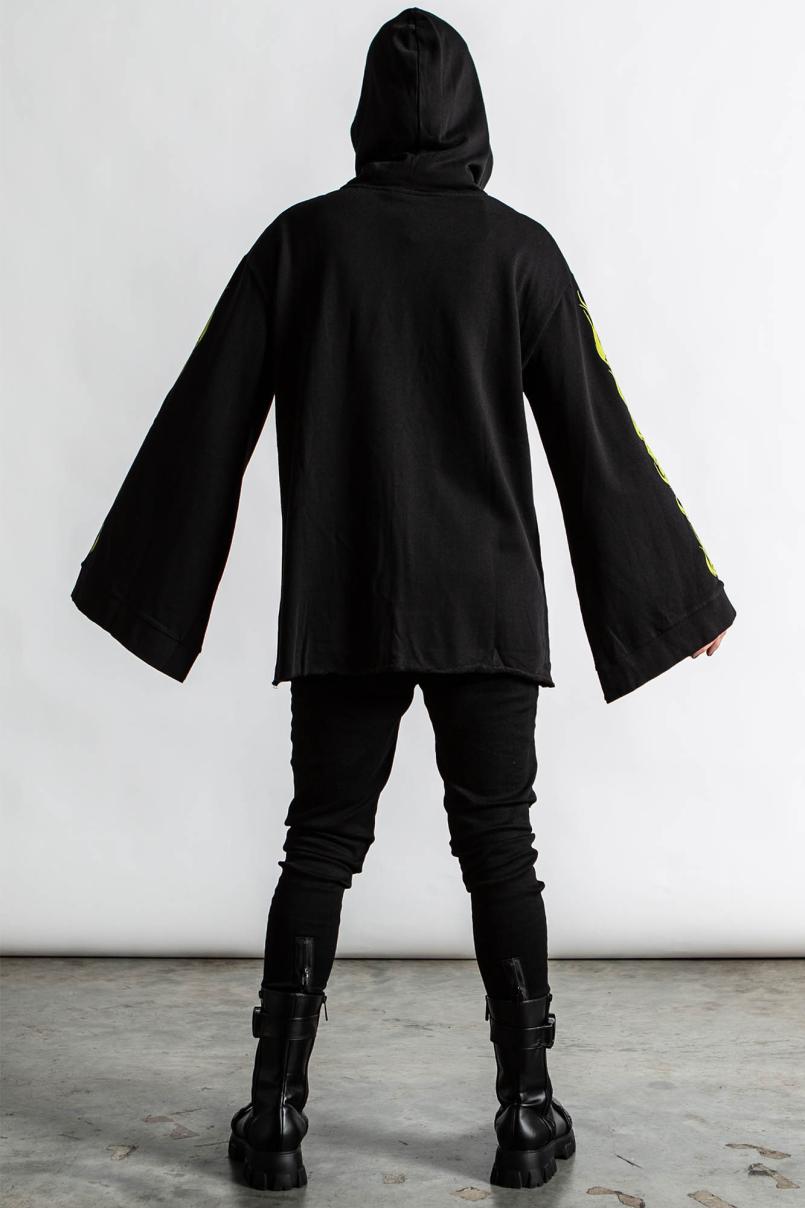 Men Long Sleeves | Killstar Shine Bright Oversized Hood Top