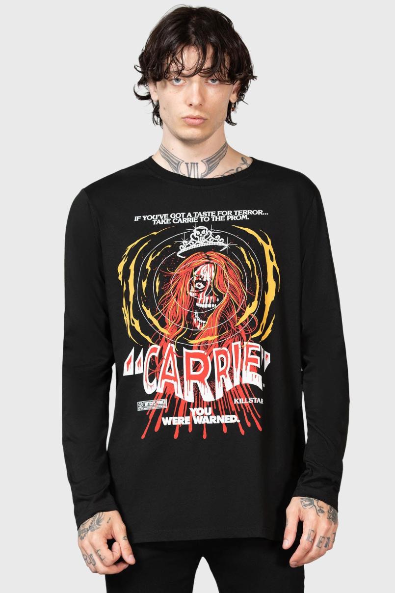 Men Long Sleeves | Killstar Warned Long Sleeve Top