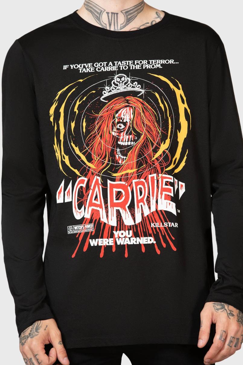 Men Long Sleeves | Killstar Warned Long Sleeve Top