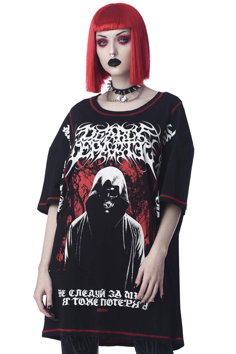 Men T-Shirts &amp; Vests | Killstar Departed Oversized Top