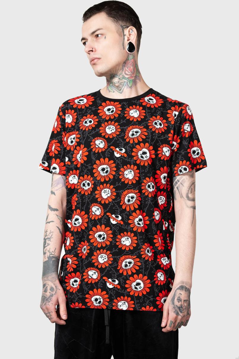 Men T-Shirts &amp; Vests | Killstar Gloom Garden T-Shirt