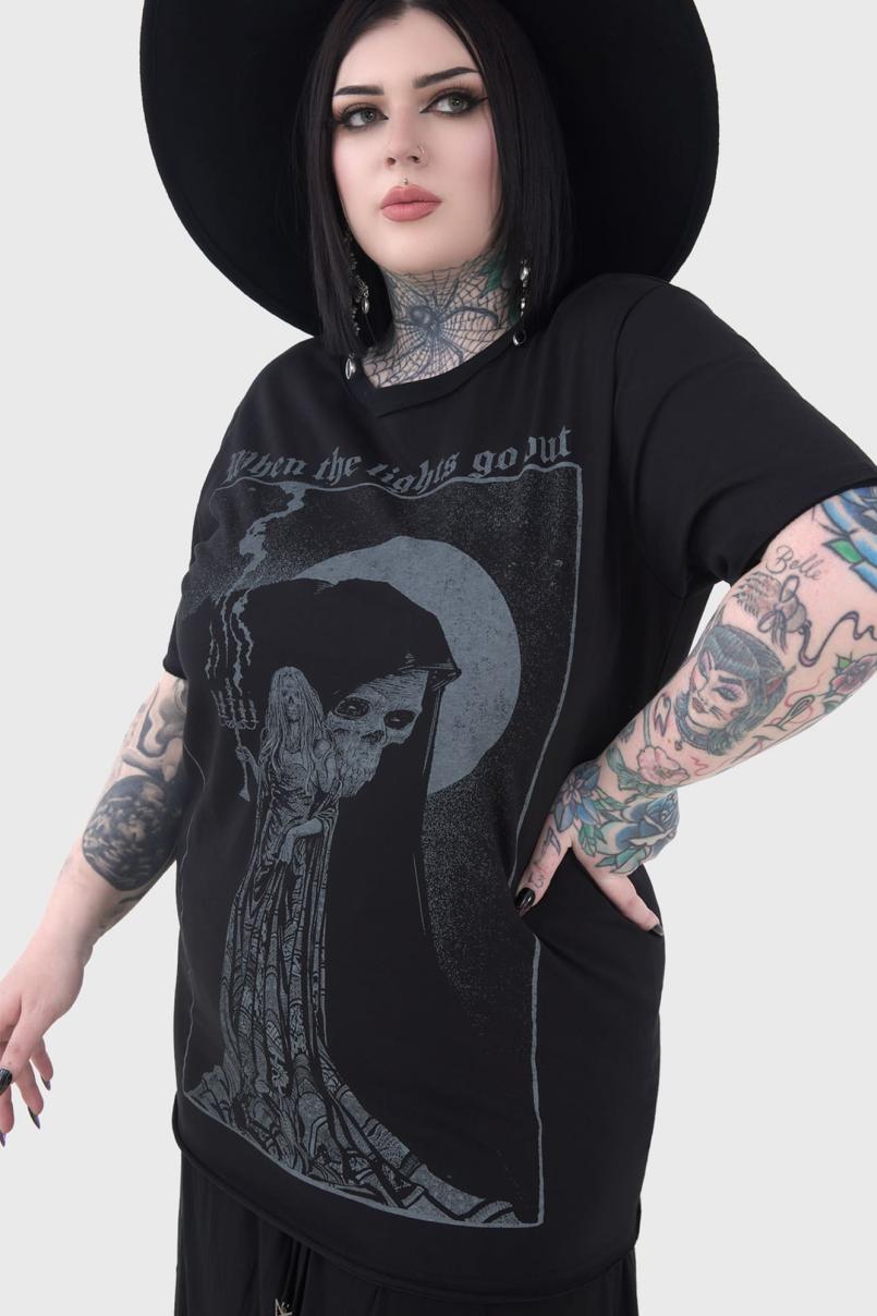 Men T-Shirts &amp; Vests | Killstar Lights Out T-Shirt